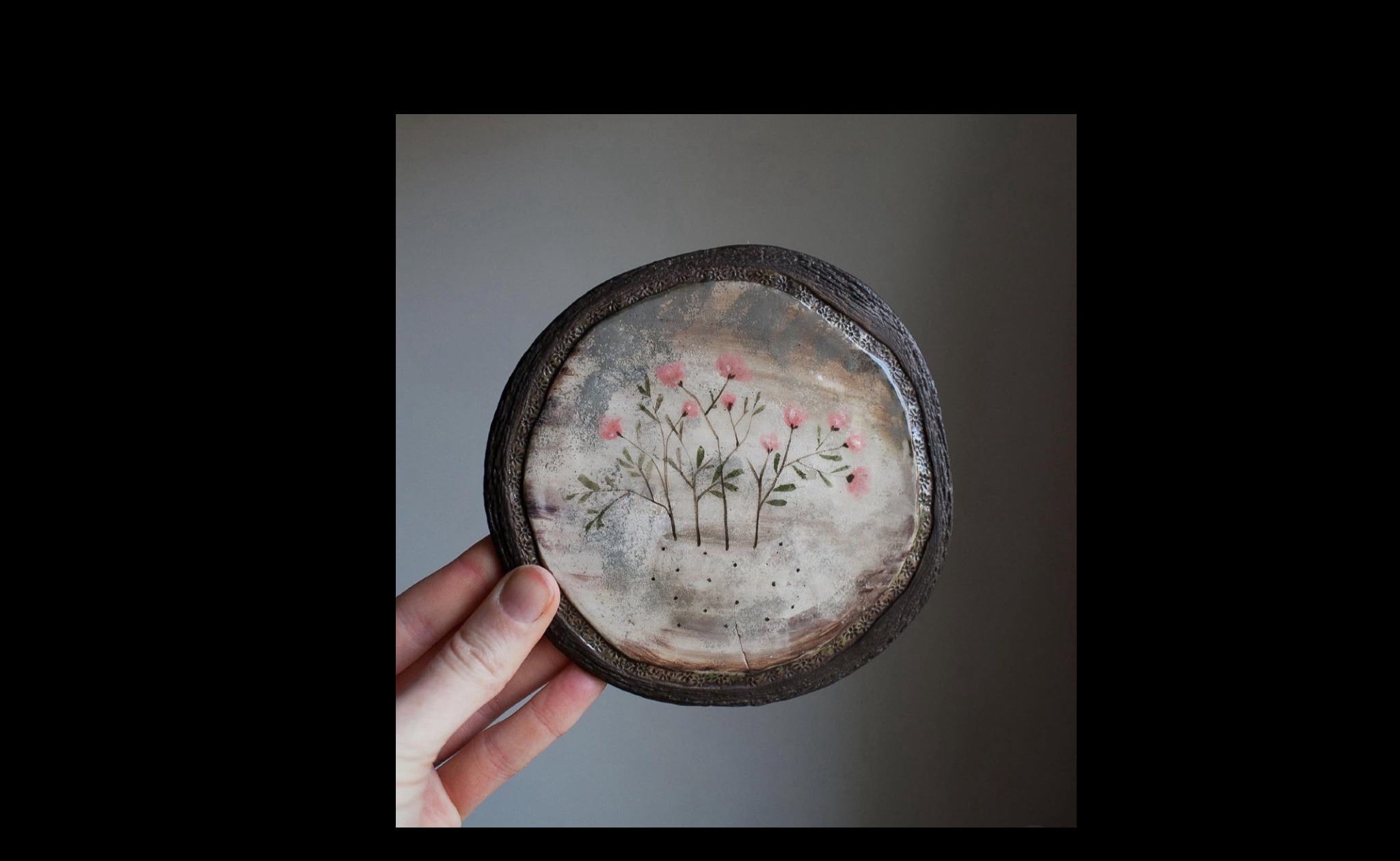 Керамическая картина ручной работы ORLINSKY